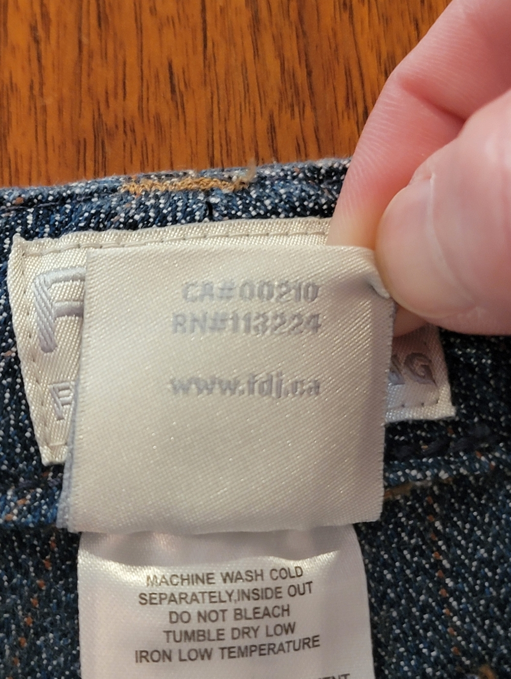 French Dressing Olivia Pintuck Wide-Leg denim pants Size 6 - Picture 9 of 11